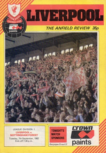 Match programme